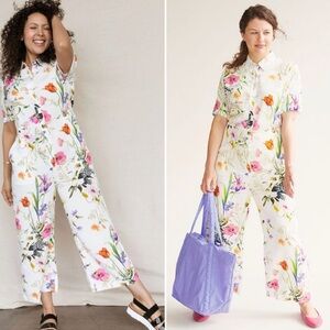 Sonnet James Floral Jumpsuit Size Medium